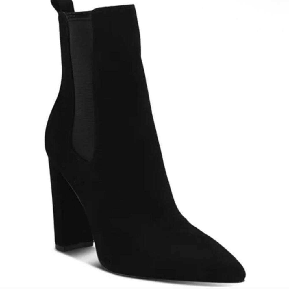 Mid Calf Suede Ankle Boots